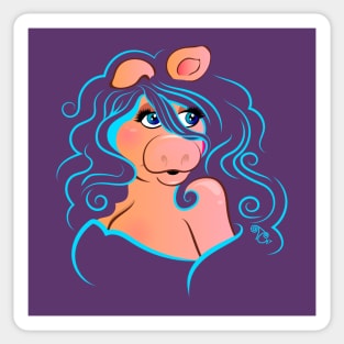 Electric Diva - Blue Sticker